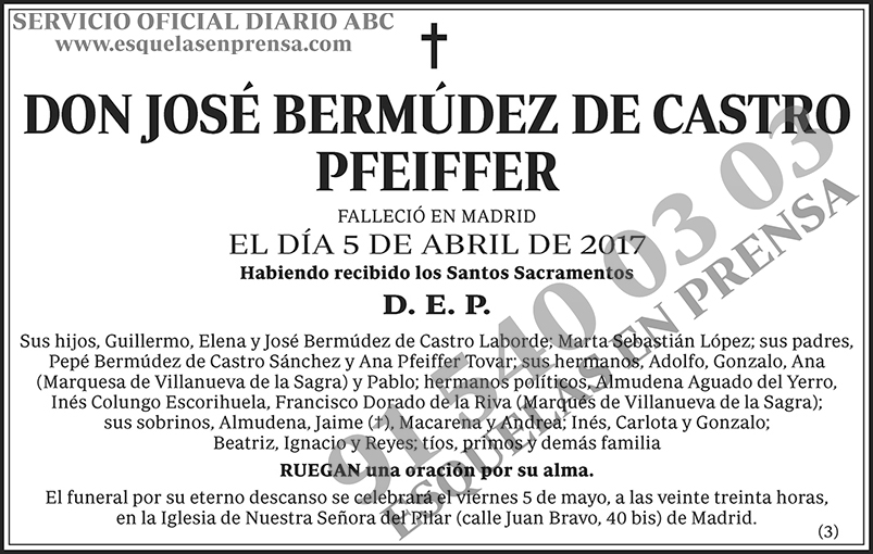José Bermúdez de Castro Pfeiffer